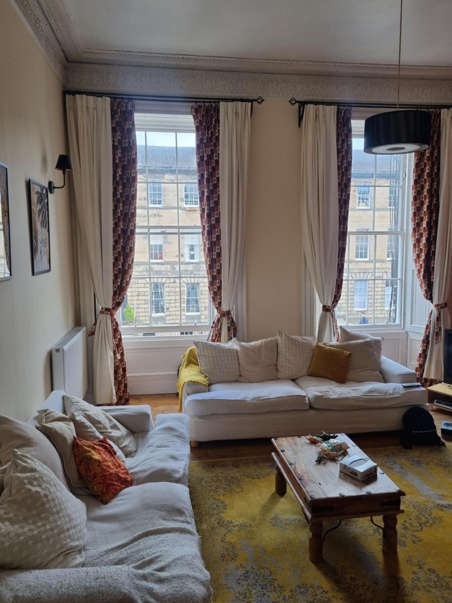 3 Double-Bed Georgian Apartment In Prime Location Edynburg Zewnętrze zdjęcie